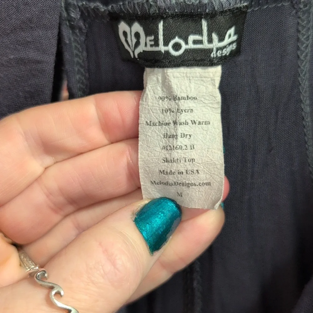 Melodia Designs Gray Shakti Top - Picture 2 of 3